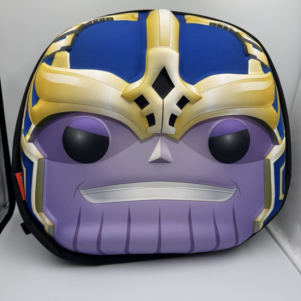 NWOT Funko Pop Marvel THANOS 3D Head Collectors PoP Carrying Case Backpack